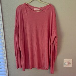 Free People Dusty Rose Long Sleeve shirt